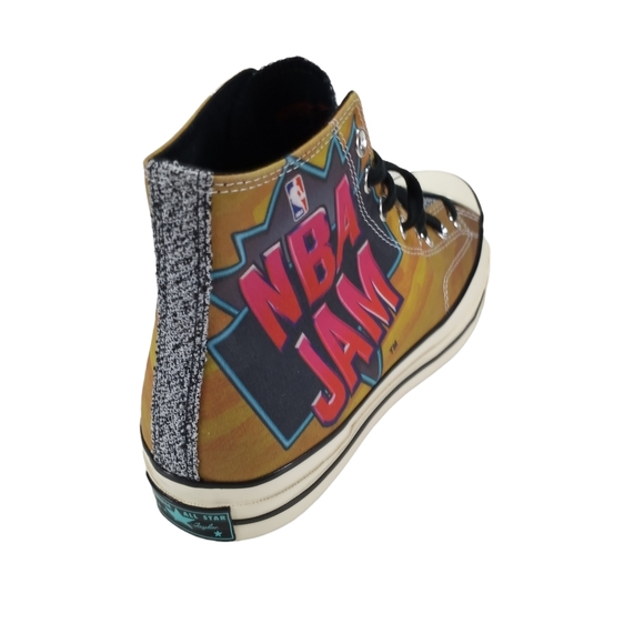 NWB Converse Mens Size 10 NBA JAM Chuck Taylor 70 High Top Casual Shoes 171692C - Picture 6 of 9